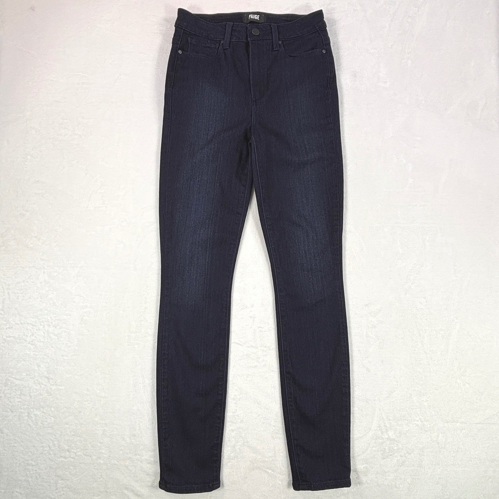 Paige Margot Ultra Skinny Jeans Womens 26 Dark Indigo High Rise Stretch Denim